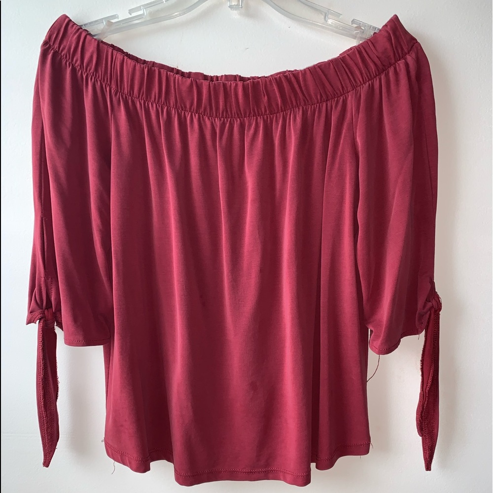 off the shoulder blouse